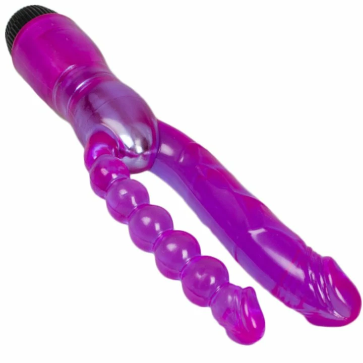 Cheap β¨ Bondara Clear Purple Double Penetration Vibrator π 4 Cheap β¨ Bondara Clear Purple Double Penetration Vibrator π - Image 4