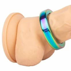 Budget 👍 Hot Hardware Rainbow Stainless Steel Cock Ring - 40, 45 Or 50mm ⌛ -Male sex toys Sale unnamed file 1028