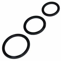 Budget 😉 Bondara Stand To Attention Set Of Three Cock Rings ⭐