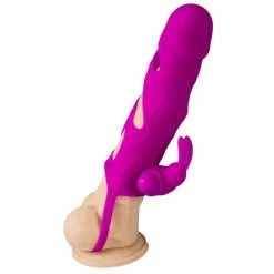 Outlet 🥰 Bondara Magenta Silicone Vibrating Rabbit Cock Sleeve ❤️ 6 Outlet 🥰 Bondara Magenta Silicone Vibrating Rabbit Cock Sleeve ❤️ -Male sex toys Sale unnamed file 1092