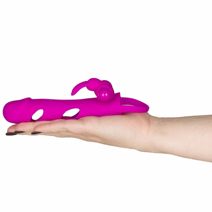Outlet 🥰 Bondara Magenta Silicone Vibrating Rabbit Cock Sleeve ❤️ 4 Outlet 🥰 Bondara Magenta Silicone Vibrating Rabbit Cock Sleeve ❤️ - Image 4