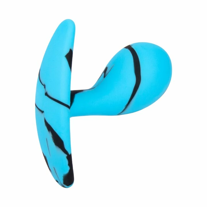 Promo 🎁 Mon Amour Blue Marble Silicone P-Spot Plug - 2.2, 2.5 Or 3 Inch 🔔 3 Promo 🎁 Mon Amour Blue Marble Silicone P-Spot Plug - 2.2, 2.5 Or 3 Inch 🔔 - Image 3