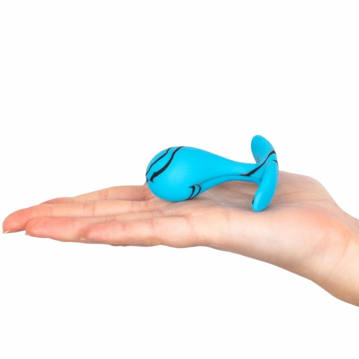 Promo 🎁 Mon Amour Blue Marble Silicone P-Spot Plug - 2.2, 2.5 Or 3 Inch 🔔 4 Promo 🎁 Mon Amour Blue Marble Silicone P-Spot Plug - 2.2, 2.5 Or 3 Inch 🔔 - Image 4