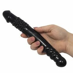 New ✔️ Bondara Black Textured Double Sided Dildo - 10 Inch 💯 -Male sex toys Sale unnamed file 195