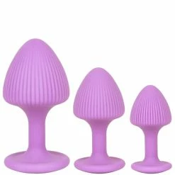 Top 10 ❤️ Bondara Mushroom Purple 3 Piece Butt Plug Set ❤️