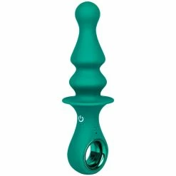 Outlet 👍 Bondara Green Silicone 12 Function Vibrating Butt Plug - 6.5 Inch 🥰