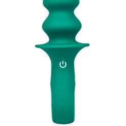 Outlet 👍 Bondara Green Silicone 12 Function Vibrating Butt Plug - 6.5 Inch 🥰 -Male sex toys Sale unnamed file 347