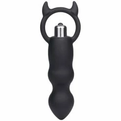 Coupon 😍 Bondara Horny Devil Silicone Vibrating Butt Plug - 6.5 Inch 💯