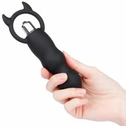 Coupon 😍 Bondara Horny Devil Silicone Vibrating Butt Plug - 6.5 Inch 💯 -Male sex toys Sale unnamed file 437