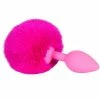 Buy 👍 Kinky Tails Pink Silicone Bunny Tail Butt Plug 🧨