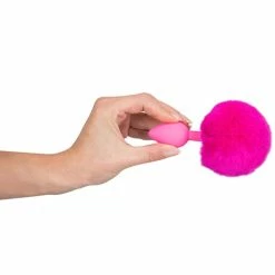 Buy 👍 Kinky Tails Pink Silicone Bunny Tail Butt Plug 🧨 -Male sex toys Sale unnamed file 493