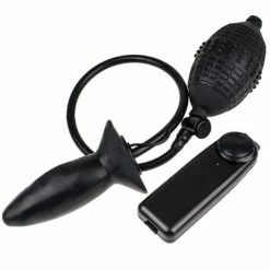 Top 10 ✔️ Bondara&Sex Ultimate Vibrating Inflatable Latex Butt Plug ? 4 Inch 😍 -Male sex toys Sale unnamed file 568