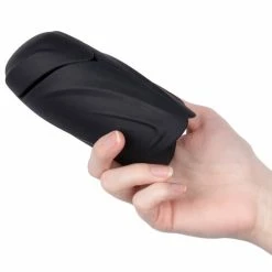 Budget ✨ Bondara Flex Black Silicone 10 Function Vibrating Masturbator 🧨 -Male sex toys Sale unnamed file 743