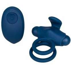 Budget โจ Bondara Tandem 10 Function Remote Vibrating Double Cock Ring ๐