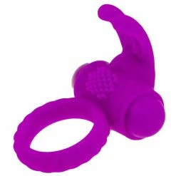 Best Pirce 🔔 Bondara Magenta Silicone Rabbit Vibrating Cock Ring 😉