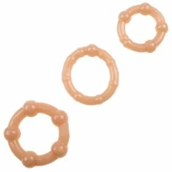 Best Pirce 🎁 Bondara&Sex Rock Hard Light Tone Cock Rings - Set Of 3 🥰