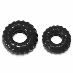 Brand new 😀 Oxballs Truckt Black Set Of Two Cock Rings ? 16mm To 20mm 😉