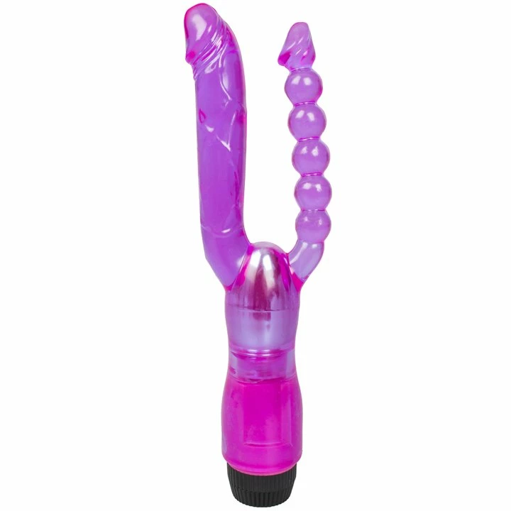Cheap β¨ Bondara Clear Purple Double Penetration Vibrator π 2 Cheap β¨ Bondara Clear Purple Double Penetration Vibrator π - Image 2